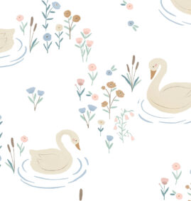 Papel de Parede Jardim dos Cisnes – Maracujá – Rolo 2,80 x 0,45 m