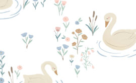 Papel de Parede Jardim dos Cisnes – Maracujá – Rolo 2,80 x 0,45 m