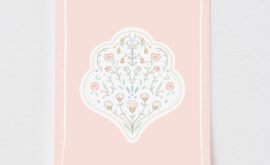 Pôster Arabesco Rosa (disponível em 5 medidas) – Maracujá