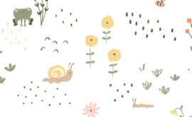 Papel de parede Pq Lagoa amarelo – Maracujá – Rolo 2,80 x 0,45 m