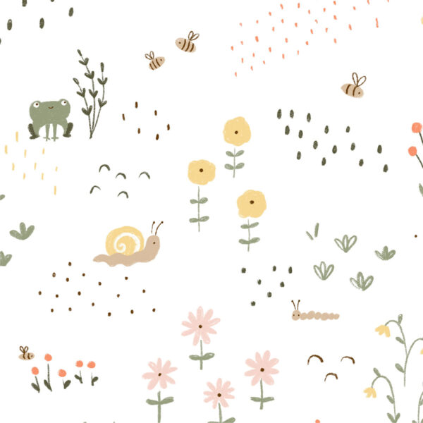 Papel de parede Pq Lagoa amarelo - Maracujá – Rolo 2,80 x 0,45 m