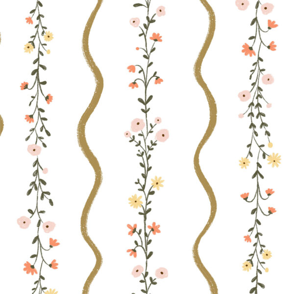 Papel de parede Fita musgo - Maracujá – Rolo 2,80 x 0,45 m