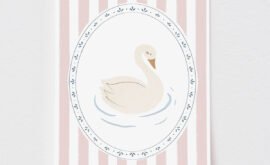 Pôster Cisne (disponível em 5 medidas) – Maracujá