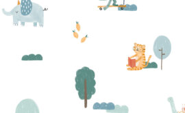 Papel de parede Festa no parque G – Maracujá – Rolo 2,80 x 0,45 m