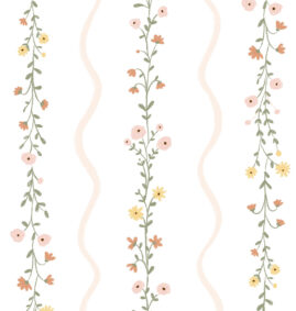 Papel de parede Fita nude – Maracujá – Rolo 2,80 x 0,45 m