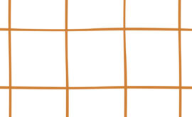 Papel de parede grid mostarda – Maracujá – Rolo 2,80 x 0,45 m