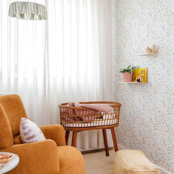 Papel de parede Água de flores Rose – Maracujá – Rolo 2,80 x 0,45 m