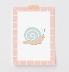 Pôster Caracol (disponível em 5 medidas) – Maracujá