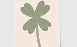 Pôster Trevo (disponível em 5 medidas) – Maracujá