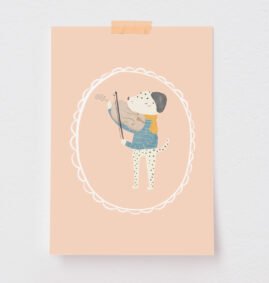 Pôster Dálmata Musical (disponível em 5 medidas) – Maracujá