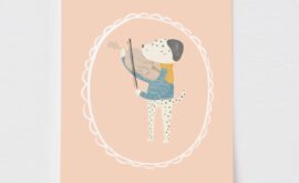 Pôster Dálmata Musical (disponível em 5 medidas) – Maracujá