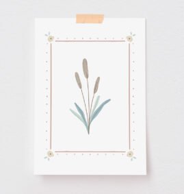 Pôster Moldura Junco (disponível em 5 medidas) – Maracujá