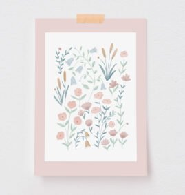 Pôster Água de Flores (disponível em 5 medidas) – Maracujá