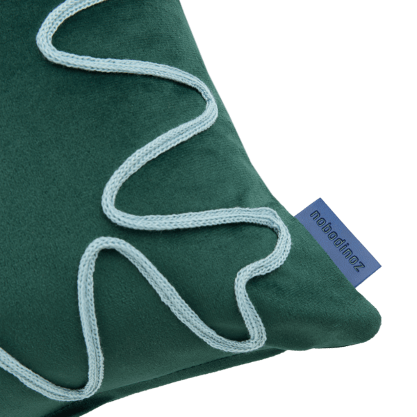 Almofada ECO-VELVET Rita Verde 48 x 30 cm