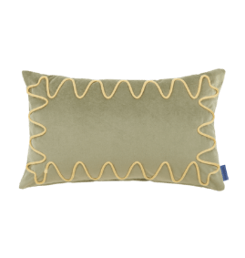 Almofada ECO-VELVET Rita oliva 48 x 30 cm