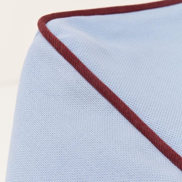 Puff MARLOW  Azul báltico 65 x 65 x 42 cm