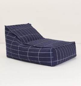 Puff VIBES long navy blue 70 x 105 x 57 cm