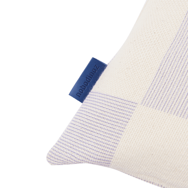 Almofada REMI checks azul 50 x 30 cm