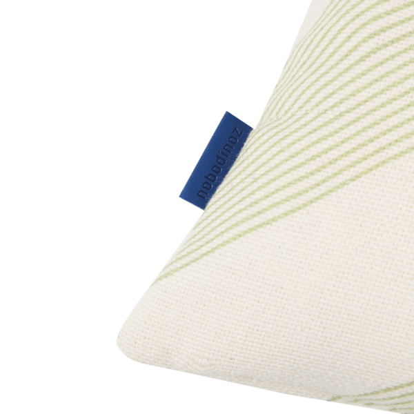 Almofada REMI listras diagonal verde 50 x 30 cm