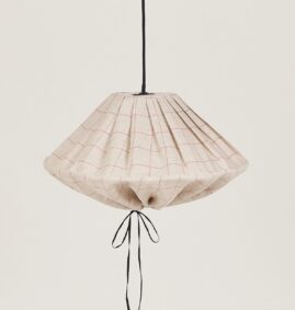 Lustre YUMI grid carmin 50 × 30 cm