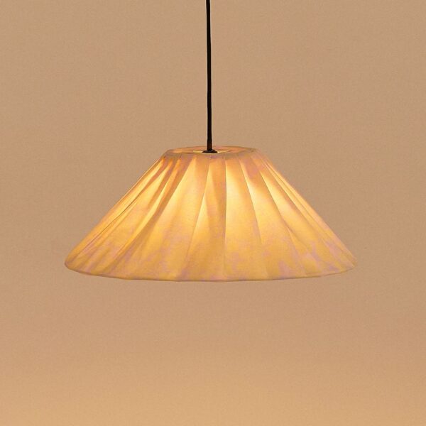 Lustre AVA peonias amarelo 50 × 21 cm