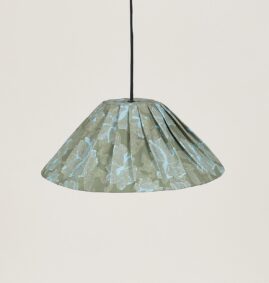 Lustre AVA peonias verde 50 × 21 cm