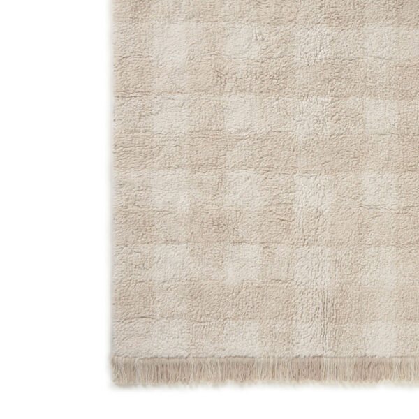 Tapete lavável Vichy Ivory 90 x 120 cm