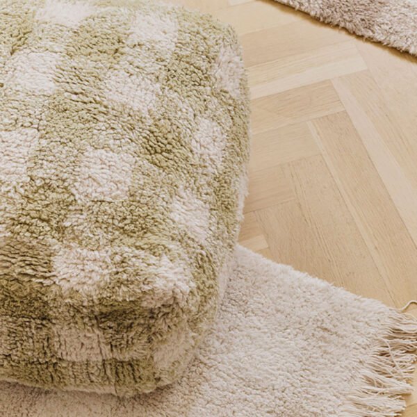 Puff Vichy Matcha 40 x 40 x 20 cm