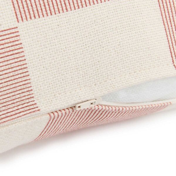 Almofada REMI checks vermelho 50 x 30 cm