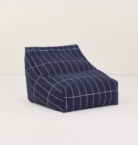 Puff VIBES beanbag navy blue 74 x 40 x 60 cm