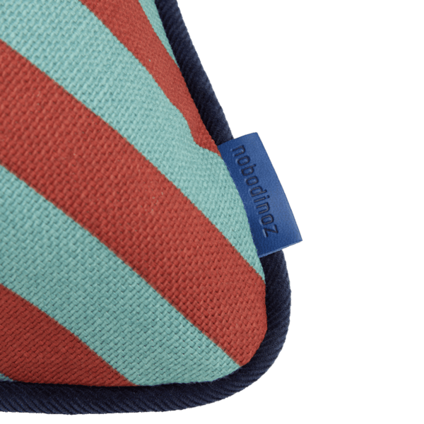 Almofada RAY listras vermelho e verde 70 x 25 cm