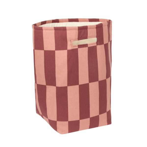 Cesto VIBES maroon tiles 44 x 56 x 28 cm