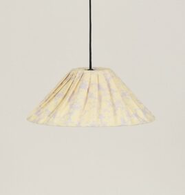Lustre AVA peonias amarelo 50 × 21 cm