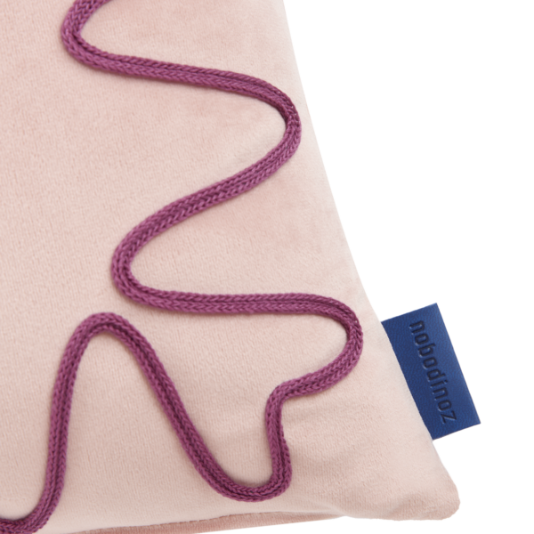 Almofada ECO-VELVET Rita Rosa 48 x 30 cm