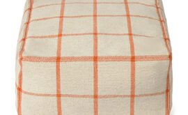 Pufe Geo Block Natural 45 x 45 x 23 cm