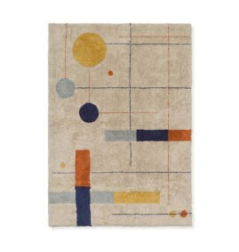 Tapete Lavável Geometrical Shapes 120 x 160 cm