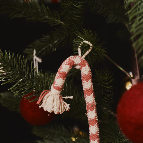Kit com 4 Enfeites Candy Cane