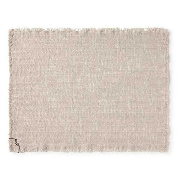 Jogo Americano Lorena Canals Handloom - Kit 2 unidades – Natural 38 x 50 cm