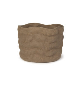 Cesto Lorena Canals Stonewashed Soil brown – Marrom 45 x 25 cm