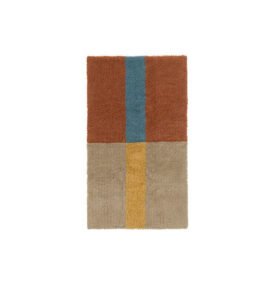 Tapete de Lã lavável Lorena Canals Woolable® Lines Canela –  80 x 140 cm