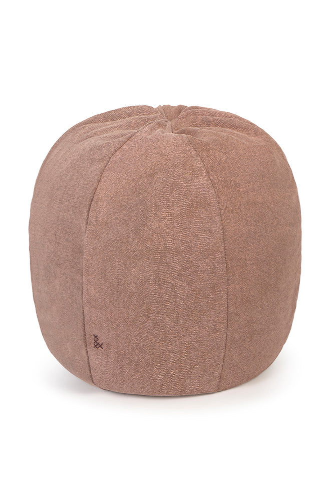 Puff Lorena Canals Stonewashed Soil Brown -Marron 50 x 60 cm