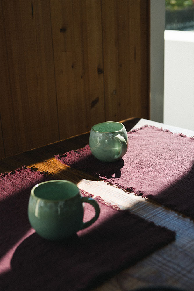 Jogo Americano Lorena Canals Handloom - Kit 2 unidades – Marsala 38 x 50 cm
