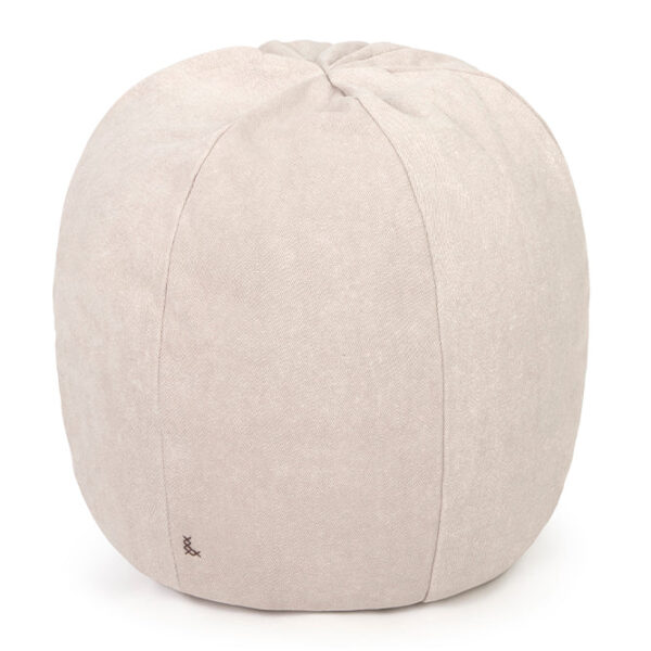 Puff Lorena Canals Stonewashed New grey -Novo cinza 50 x 60 cm
