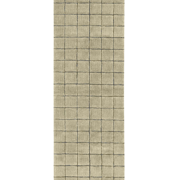 Passadeira de Lã Lavável Lorena Canals Woolable® Mosaic Musgo 80 x 230 cm