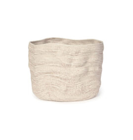 Cesto Lorena Canals Stonewashed Natural 45 x 25 cm