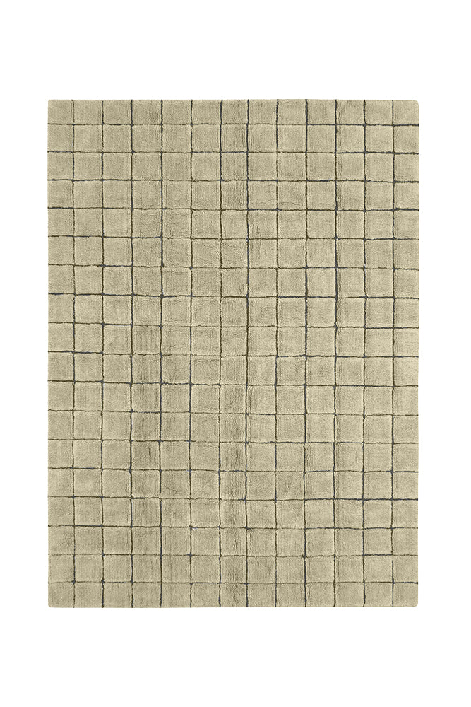 Tapete de Lã Lavável Lorena Canals Woolable® Mosaic Musgo 170 x 240 cm