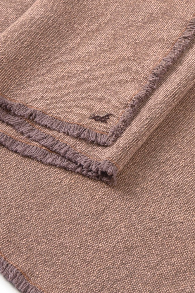 Caminho de mesa Lorena Canals Stonewashed – Soil brown - Marrom 50 x 160 cm