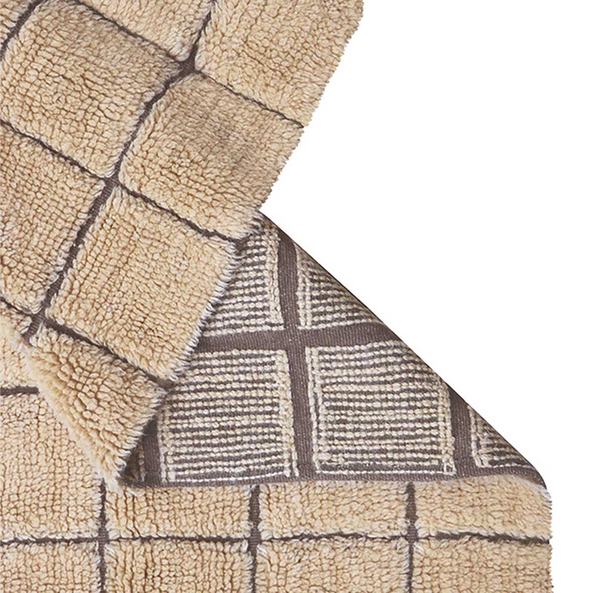 Passadeira de Lã Lavável Lorena Canals Woolable® Mosaic Âmbar 80 x 230 cm