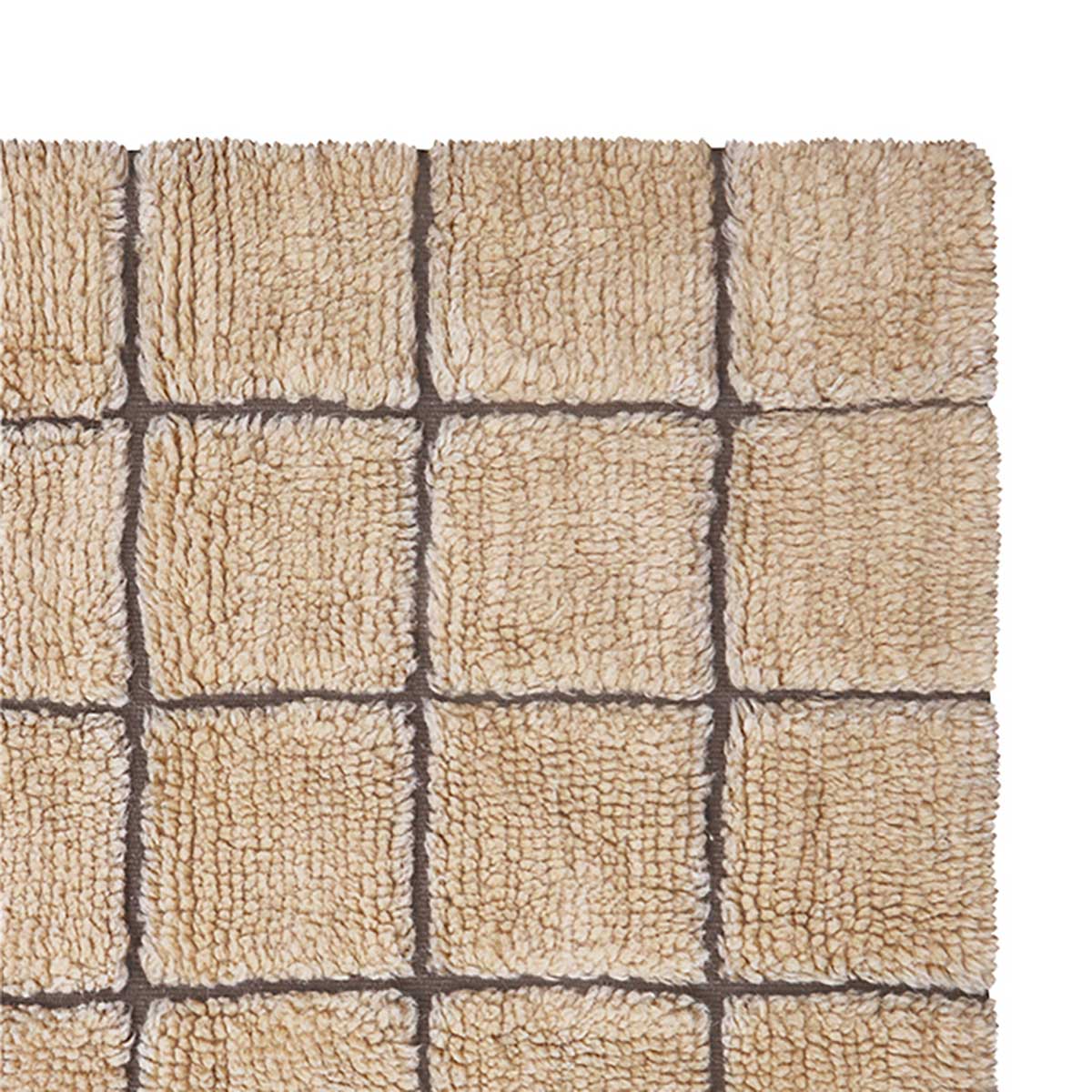 Passadeira de Lã Lavável Lorena Canals Woolable® Mosaic Âmbar 80 x 230 cm