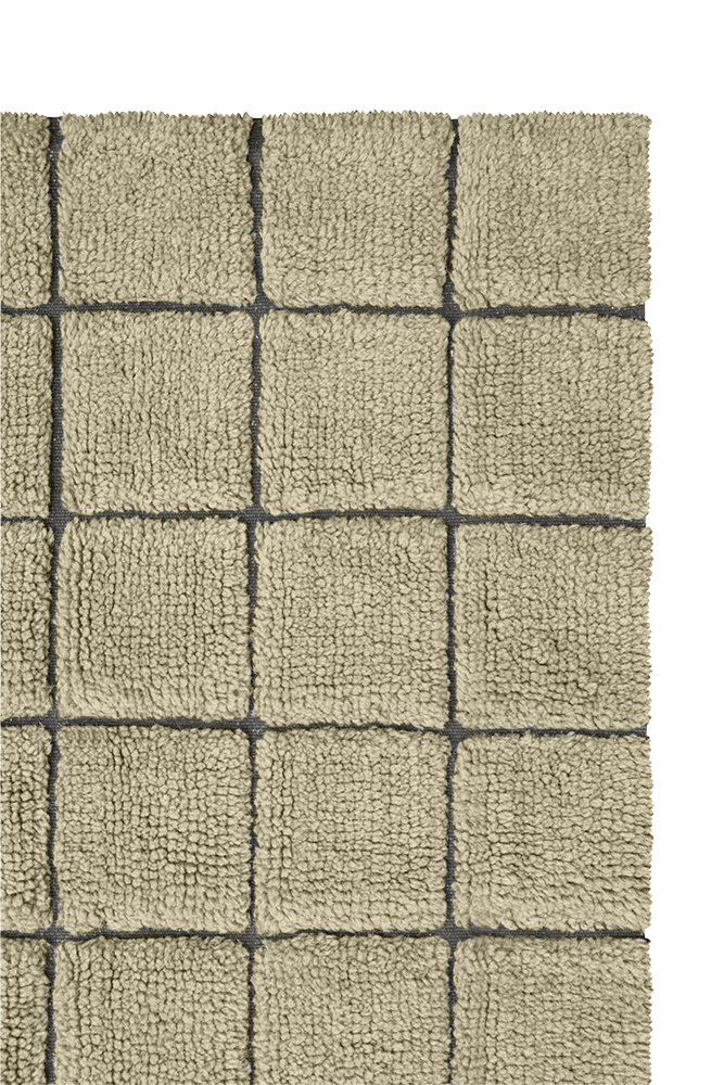 Tapete de Lã Lavável Lorena Canals Woolable® Mosaic Musgo 170 x 240 cm